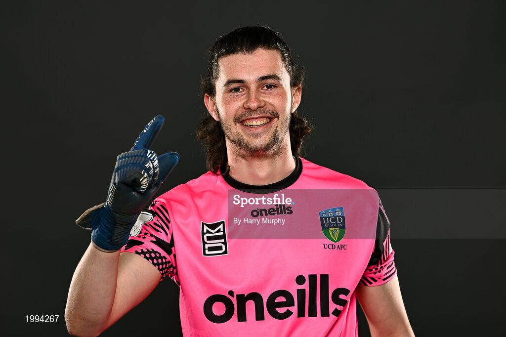 31 March 2021; Cormac Henry during a UCD AFC portrait session at UCD Belfield in Dublin. Photo by Harry Murphy/Sportsfile