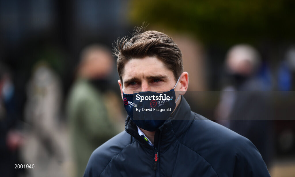 27 April 2021; Jockey Harry Skelton in attendance on day one of the Punchestown Festival at Punchestown Racecourse in Kildare. Photo by David Fitzgerald/Sportsfile