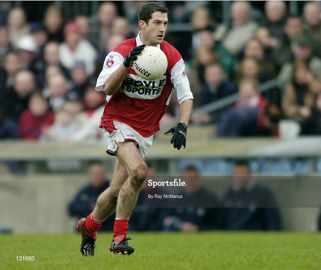 4 January 2004; David Devenney, Louth. O'Byrne Cup, Westmeath v Louth, Cusack Park, Mullingar, Co. Westmeath. Picture credit; Ray McManus / SPORTSFILE *EDI*
