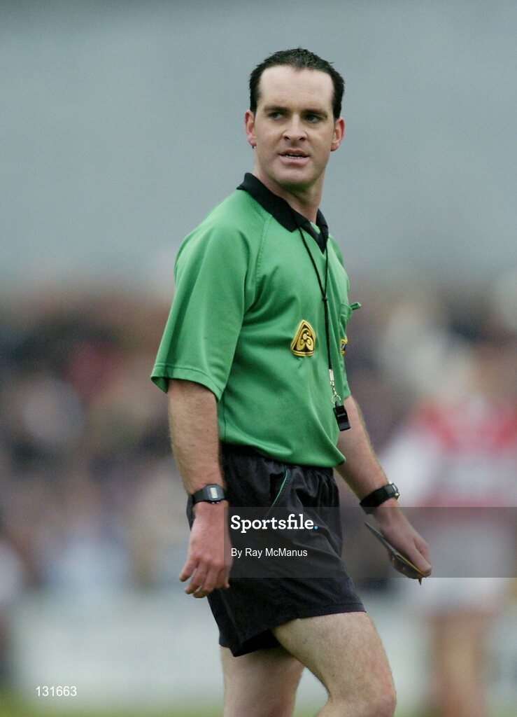 4 January 2004; David Coldrick, Referee, Meath. O'Byrne Cup, Westmeath v Louth, Cusack Park, Mullingar, Co. Westmeath. Picture credit; Ray McManus / SPORTSFILE *EDI*