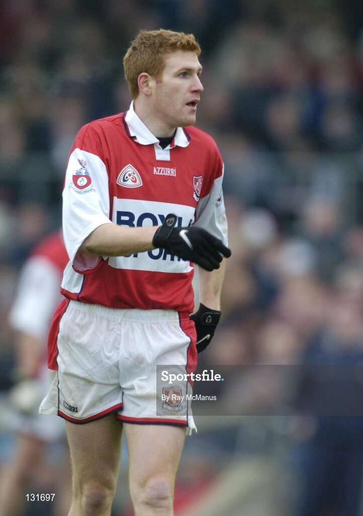 4 January 2004; Ollie McDonnell, Louth. O'Byrne Cup, Westmeath v Louth, Cusack Park, Mullingar, Co. Westmeath. Picture credit; Ray McManus / SPORTSFILE *EDI*