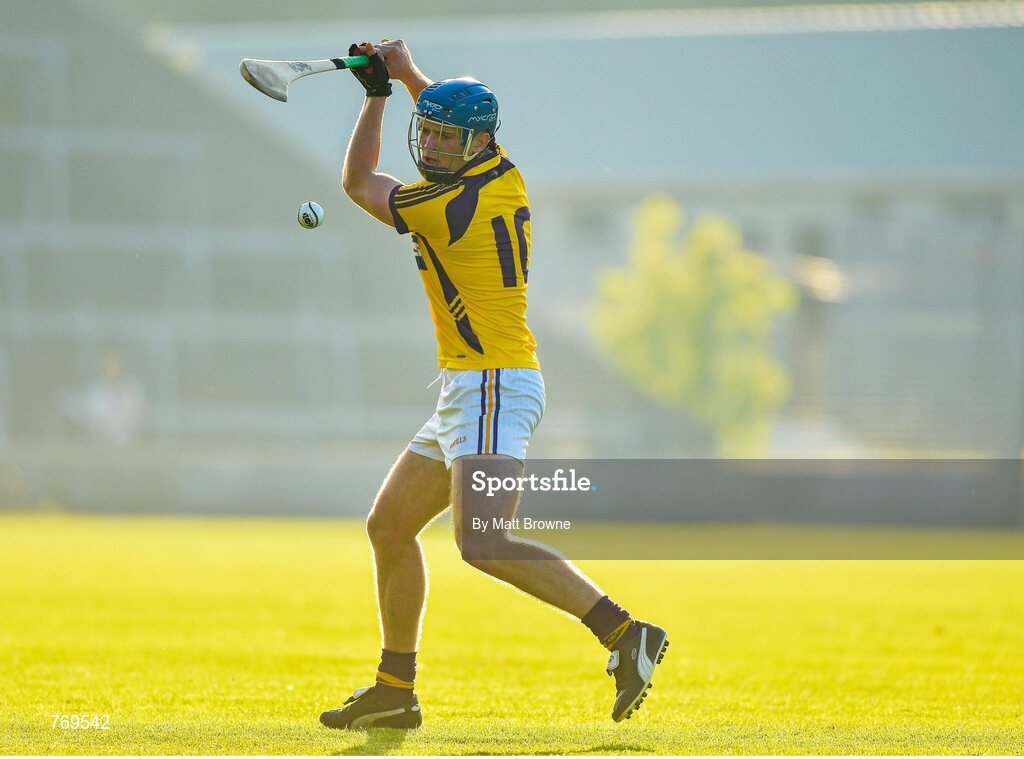 10 July 2013; Jack Guiney, Wexford, scores from a free against Kilkenny. Bord Gáis Energy Leinster GAA Hurling Under 21 Championship Final, Kilkenny v Wexford, Wexford Park, Wexford. Picture credit: Matt Browne / SPORTSFILE