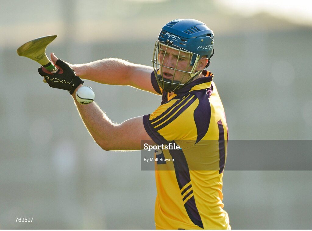 10 July 2013; Jack Guiney, Wexford, scores from a free against Kilkenny. Bord Gáis Energy Leinster GAA Hurling Under 21 Championship Final, Kilkenny v Wexford, Wexford Park, Wexford. Picture credit: Matt Browne / SPORTSFILE