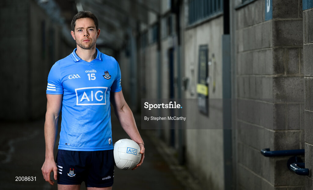 12 May 2021; Dublin footballer Dean Rock at Parnell Park, in Dublin, to support the roll-out of ‘AIG BoxClever’ insurance for young drivers across Ireland. BoxClever is an innovative proposition that promotes and rewards safe driving that can help secure lower car insurance premiums. For a quote go to www.aig.ie/box. Photo by Stephen McCarthy/Sportsfile
