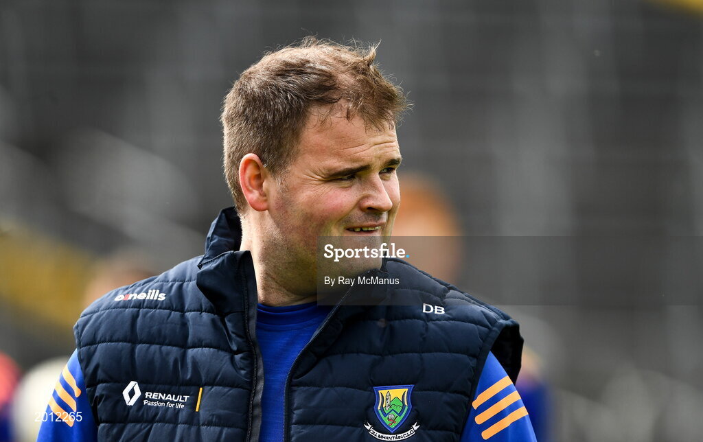 22 May 2021; Wicklow manager Davy Burke during the Allianz Football League Division 3 South Round 2 match between Tipperary and Wicklow at Semple Stadium in Thurles, Tipperary. Photo by Ray McManus/Sportsfile
