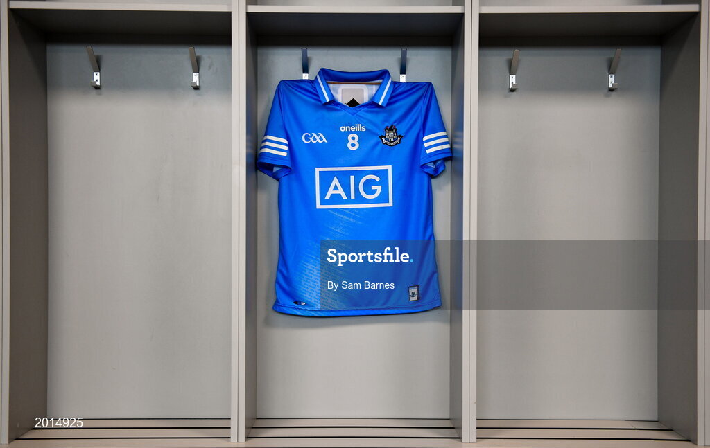 27 May 2021; A general view of a jersey during a Dublin hurling squad portrait session at Abbottstown GAA Centre on the Sport Ireland Campus in Blanchardstown, Dublin. Photo by Sam Barnes/Sportsfile