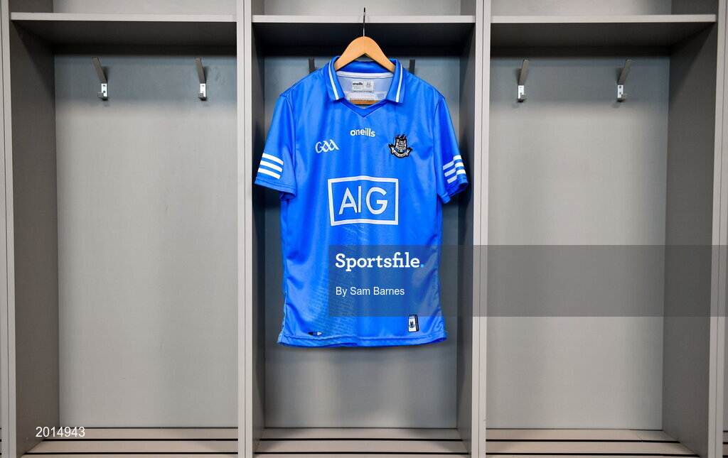 27 May 2021; A general view of a jersey during a Dublin hurling squad portrait session at Abbottstown GAA Centre on the Sport Ireland Campus in Blanchardstown, Dublin. Photo by Sam Barnes/Sportsfile