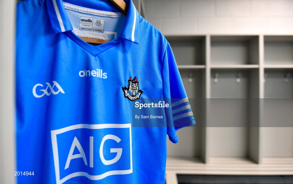 27 May 2021; A general view of a jersey during a Dublin hurling squad portrait session at Abbottstown GAA Centre on the Sport Ireland Campus in Blanchardstown, Dublin. Photo by Sam Barnes/Sportsfile