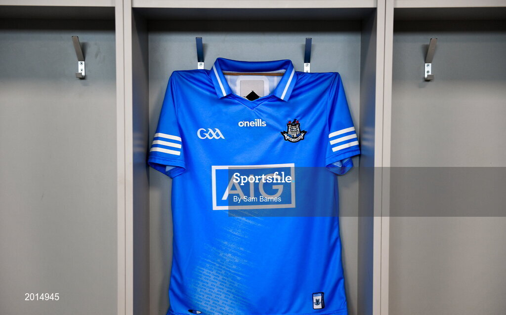 27 May 2021; A general view of a jersey during a Dublin hurling squad portrait session at Abbottstown GAA Centre on the Sport Ireland Campus in Blanchardstown, Dublin. Photo by Sam Barnes/Sportsfile