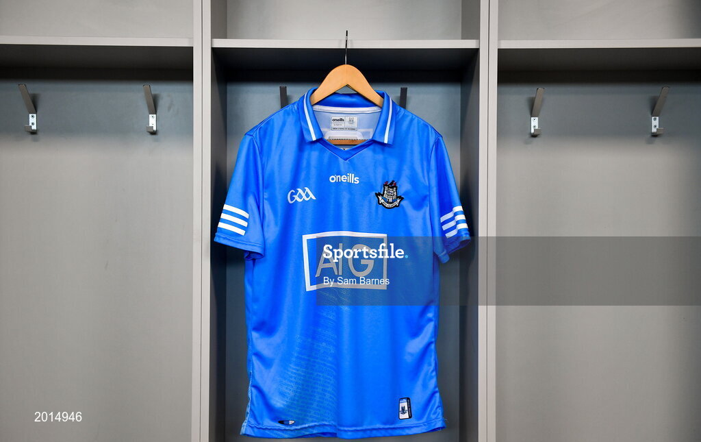 27 May 2021; A general view of a jersey during a Dublin hurling squad portrait session at Abbottstown GAA Centre on the Sport Ireland Campus in Blanchardstown, Dublin. Photo by Sam Barnes/Sportsfile