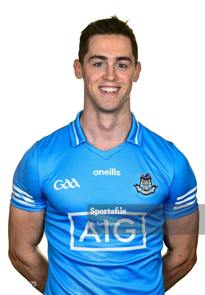 27 May 2021; Rian McBride during a Dublin hurling squad portrait session at Abbottstown GAA Centre on the Sport Ireland Campus in Blanchardstown, Dublin. Photo by Sam Barnes/Sportsfile