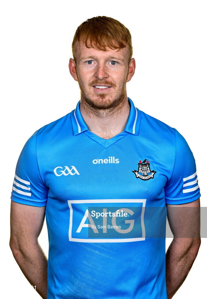 27 May 2021; Fionntan McGibb during a Dublin hurling squad portrait session at Abbottstown GAA Centre on the Sport Ireland Campus in Blanchardstown, Dublin. Photo by Sam Barnes/Sportsfile