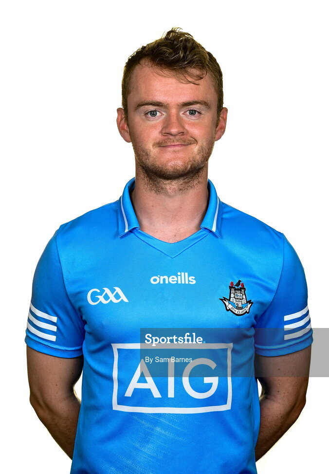 27 May 2021; Oisin O'Rorke during a Dublin hurling squad portrait session at Abbottstown GAA Centre on the Sport Ireland Campus in Blanchardstown, Dublin. Photo by Sam Barnes/Sportsfile