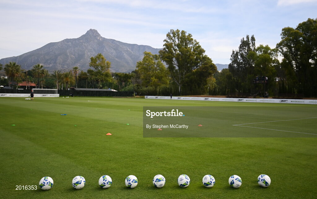 30 May 2021; A general view of Dama de Noche Football Centre before the U21 international friendly match between Switzerland and Republic of Ireland at Dama de Noche Football Centre in Marbella, Spain. Photo by Stephen McCarthy/Sportsfile