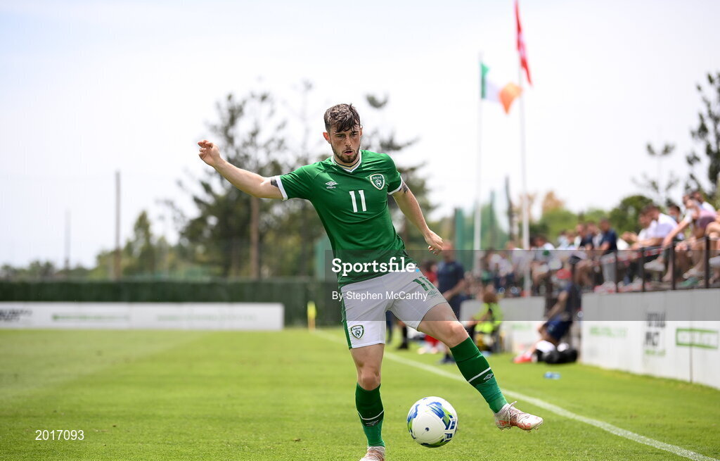 30 May 2021; Will Ferry of Republic of Ireland during the U21 international friendly match between Switzerland and Republic of Ireland at Dama de Noche Football Centre in Marbella, Spain. Photo by Stephen McCarthy/Sportsfile