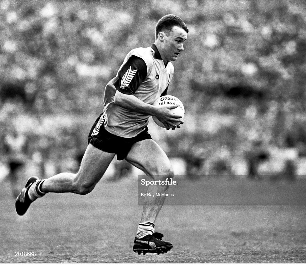 2 June 1991; Paul Curran of Dublin during the Leinster Senior Football Championship Preliminary Round match between Dublin and Meath at Croke Park in Dublin. Photo by Ray McManus/Sportsfile