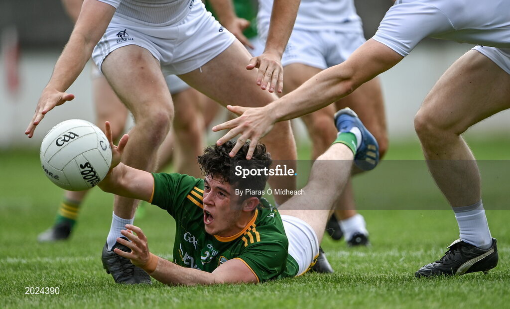 13 June 2021; Jason Scully of Meath during the Allianz Football League Division 2 semi-final match between Kildare and Meath at St Conleth's Park in Newbridge, Kildare. Photo by Piaras Ó Mídheach/Sportsfile