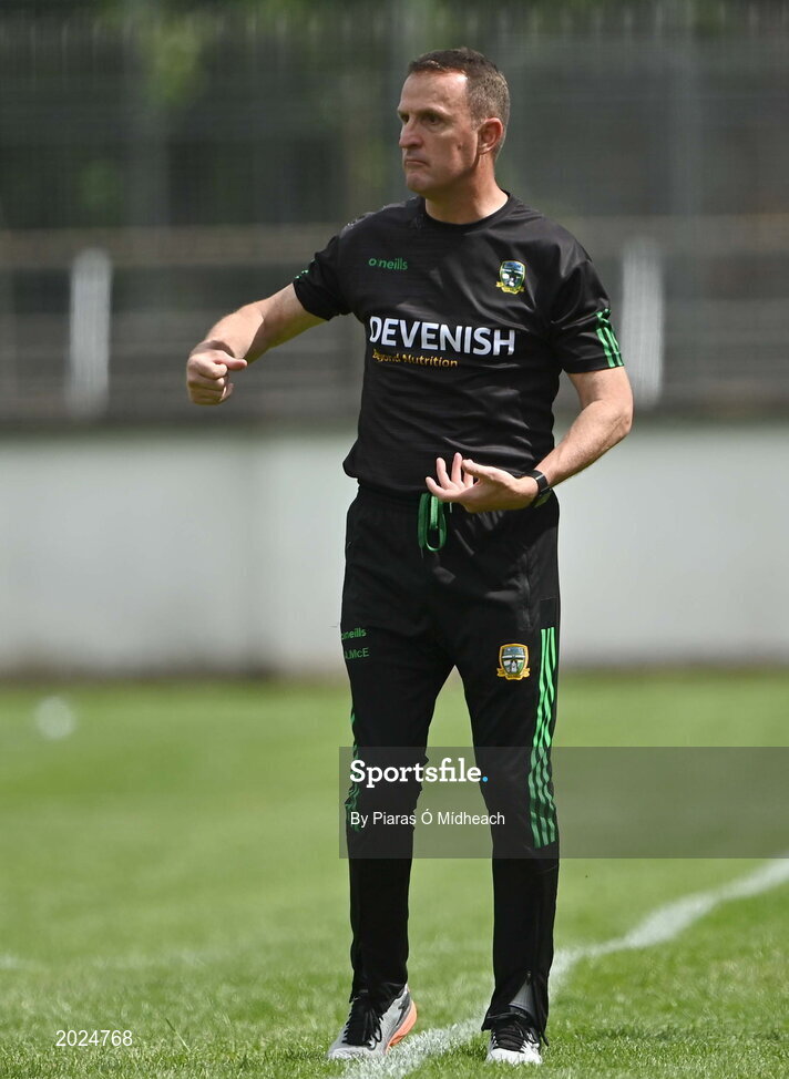 13 June 2021; Meath manager Andy McEntee during the Allianz Football League Division 2 semi-final match between Kildare and Meath at St Conleth's Park in Newbridge, Kildare. Photo by Piaras Ó Mídheach/Sportsfile