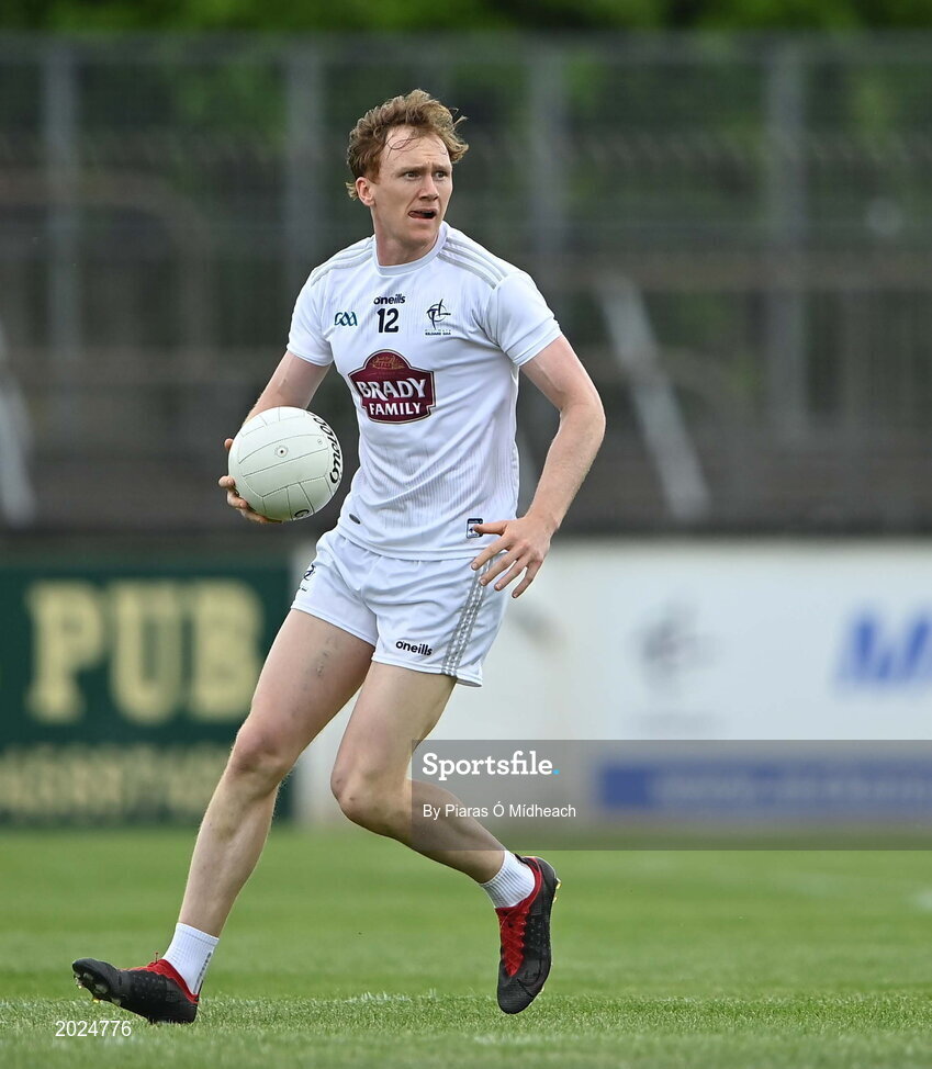 13 June 2021; Paul Cribbin of Kildare during the Allianz Football League Division 2 semi-final match between Kildare and Meath at St Conleth's Park in Newbridge, Kildare. Photo by Piaras Ó Mídheach/Sportsfile