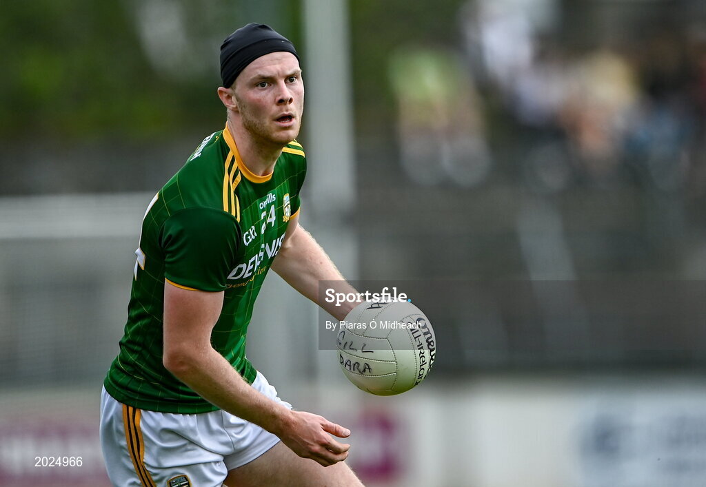 13 June 2021; Brian Conlon of Meath during the Allianz Football League Division 2 semi-final match between Kildare and Meath at St Conleth's Park in Newbridge, Kildare. Photo by Piaras Ó Mídheach/Sportsfile