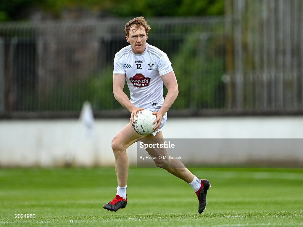 13 June 2021; Paul Cribbin of Kildare during the Allianz Football League Division 2 semi-final match between Kildare and Meath at St Conleth's Park in Newbridge, Kildare. Photo by Piaras Ó Mídheach/Sportsfile