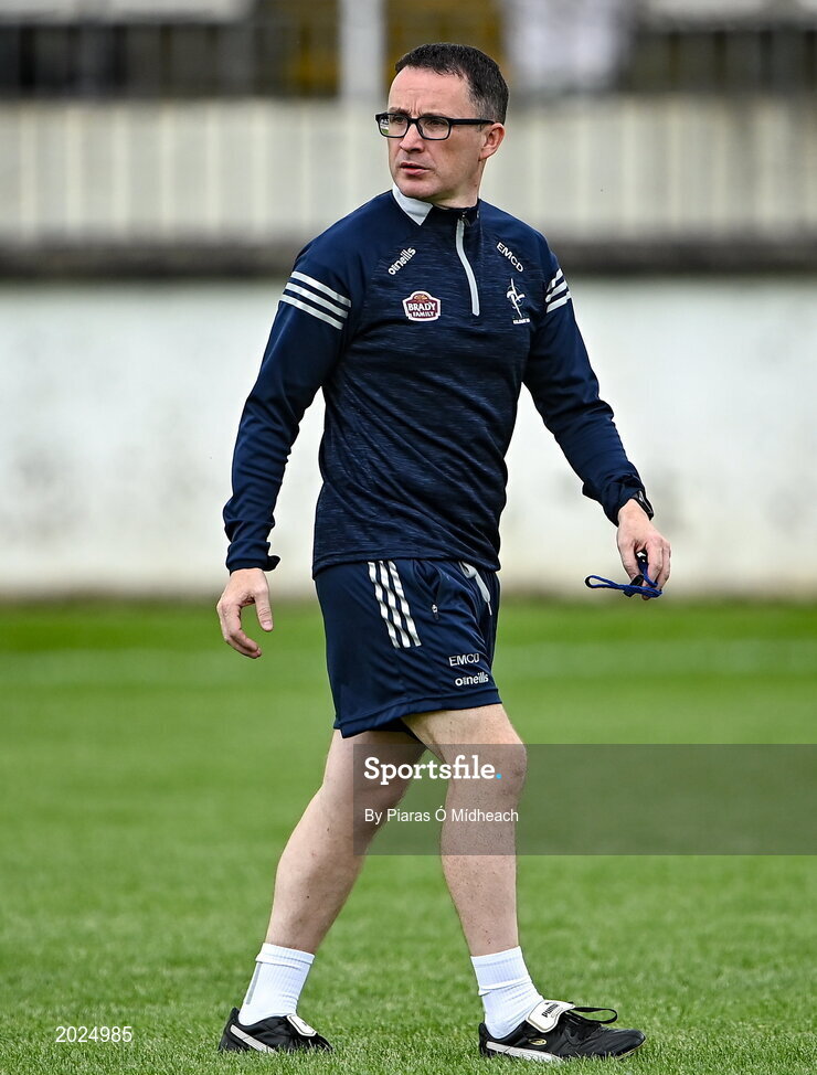 13 June 2021; Kildare selector Emmet McDonnell before the Allianz Football League Division 2 semi-final match between Kildare and Meath at St Conleth's Park in Newbridge, Kildare. Photo by Piaras Ó Mídheach/Sportsfile