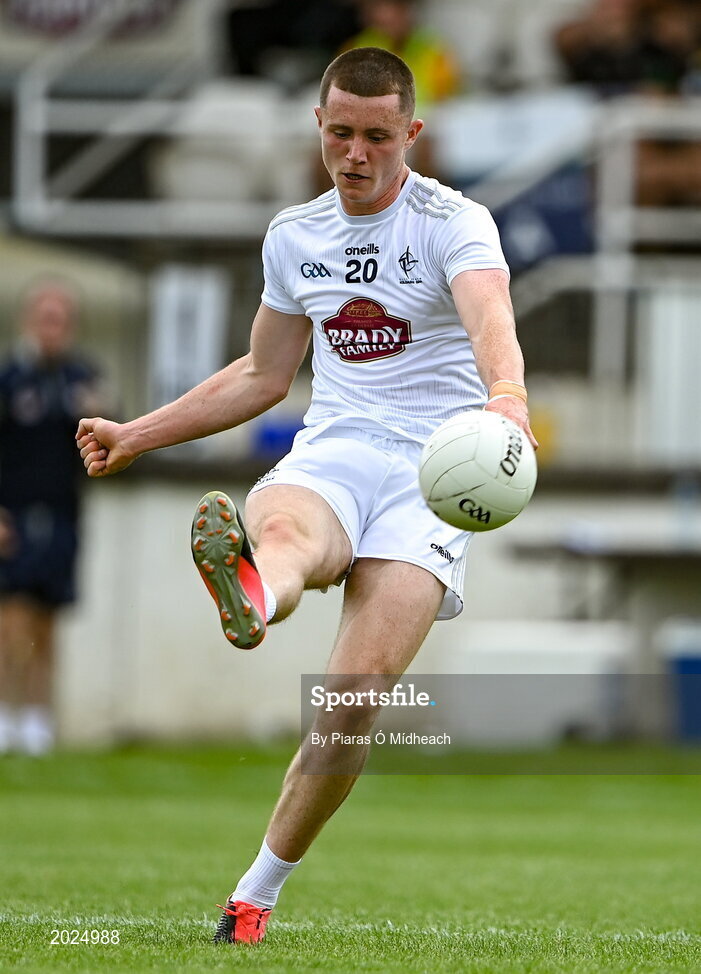 13 June 2021; Alex Beirne of Kildare during the Allianz Football League Division 2 semi-final match between Kildare and Meath at St Conleth's Park in Newbridge, Kildare. Photo by Piaras Ó Mídheach/Sportsfile