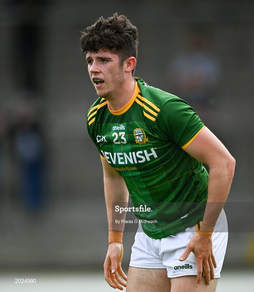 13 June 2021; Jason Scully of Meath during the Allianz Football League Division 2 semi-final match between Kildare and Meath at St Conleth's Park in Newbridge, Kildare. Photo by Piaras Ó Mídheach/Sportsfile