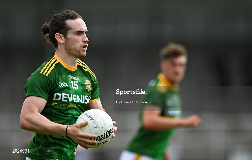 13 June 2021; Cillian O'Sullivan of Meath during the Allianz Football League Division 2 semi-final match between Kildare and Meath at St Conleth's Park in Newbridge, Kildare. Photo by Piaras Ó Mídheach/Sportsfile