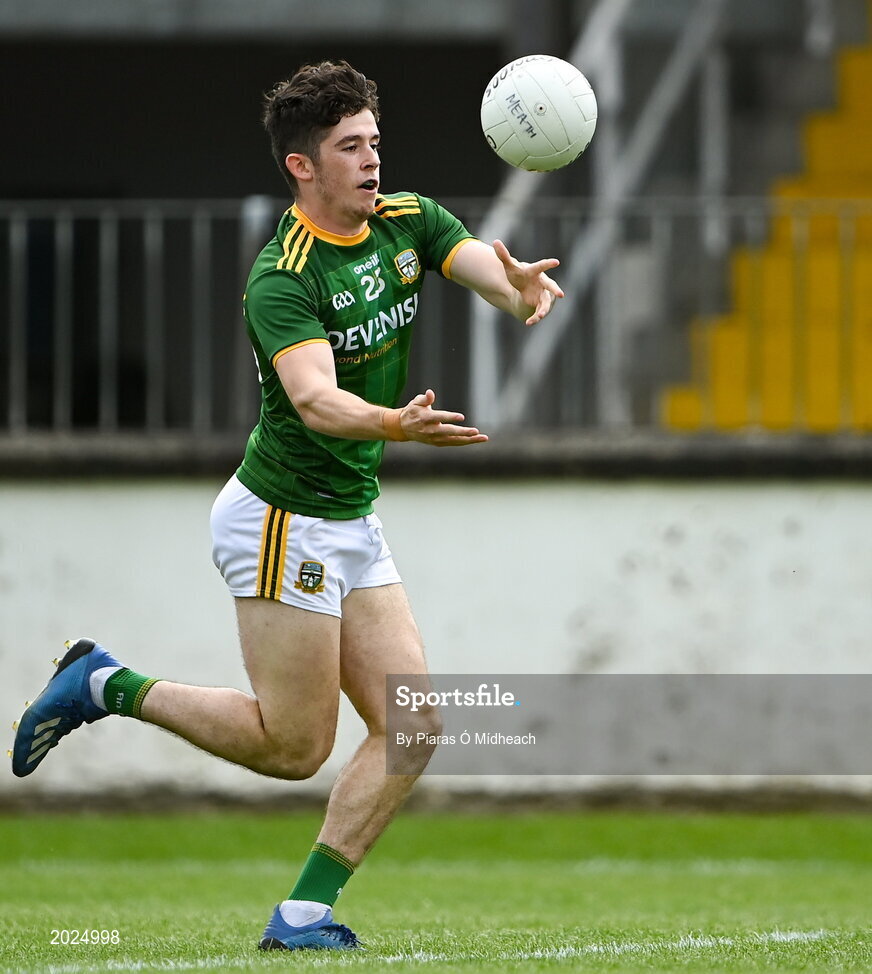 13 June 2021; Jason Scully of Meath during the Allianz Football League Division 2 semi-final match between Kildare and Meath at St Conleth's Park in Newbridge, Kildare. Photo by Piaras Ó Mídheach/Sportsfile