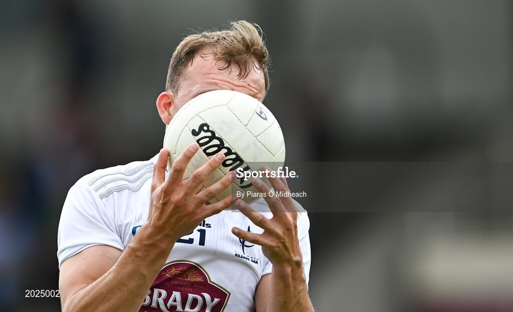 13 June 2021; Brian McLoughlin of Kildare during the Allianz Football League Division 2 semi-final match between Kildare and Meath at St Conleth's Park in Newbridge, Kildare. Photo by Piaras Ó Mídheach/Sportsfile