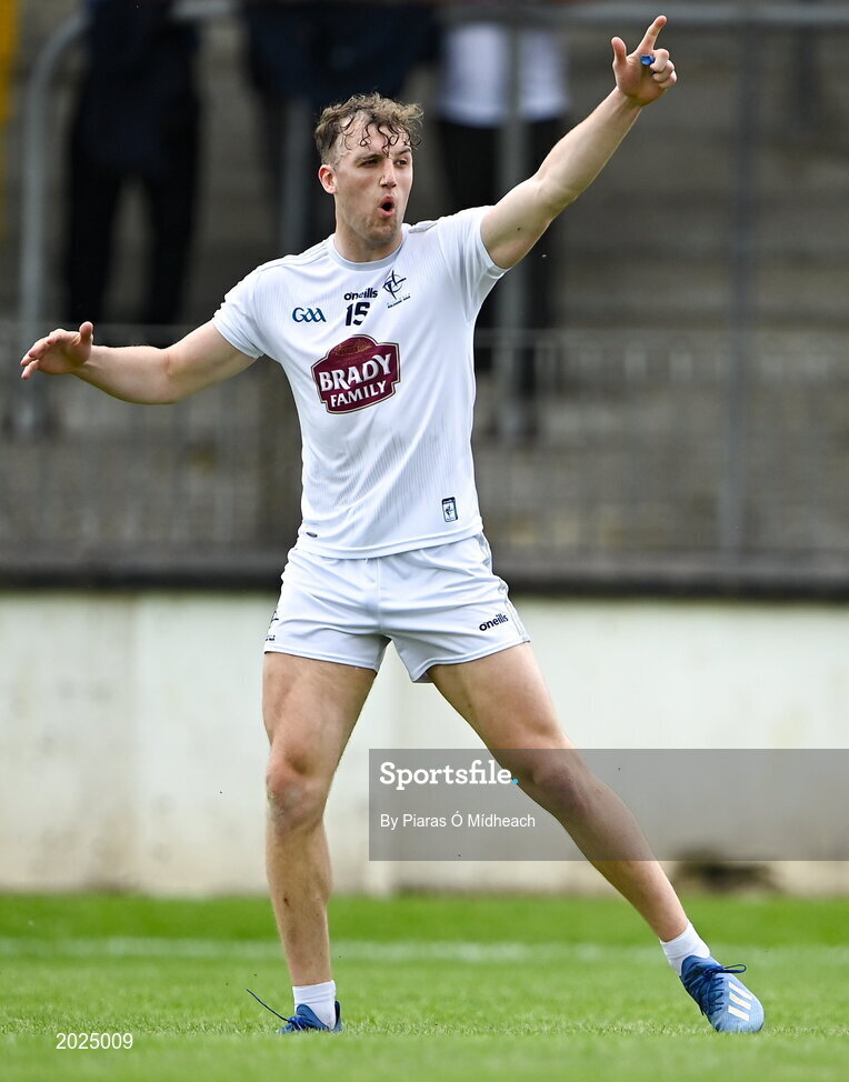 13 June 2021; Darragh Kirwan of Kildare during the Allianz Football League Division 2 semi-final match between Kildare and Meath at St Conleth's Park in Newbridge, Kildare. Photo by Piaras Ó Mídheach/Sportsfile