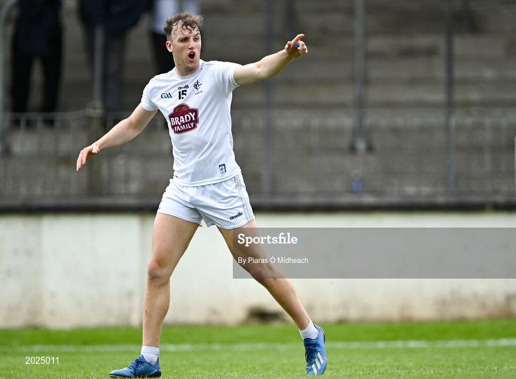 13 June 2021; Darragh Kirwan of Kildare during the Allianz Football League Division 2 semi-final match between Kildare and Meath at St Conleth's Park in Newbridge, Kildare. Photo by Piaras Ó Mídheach/Sportsfile