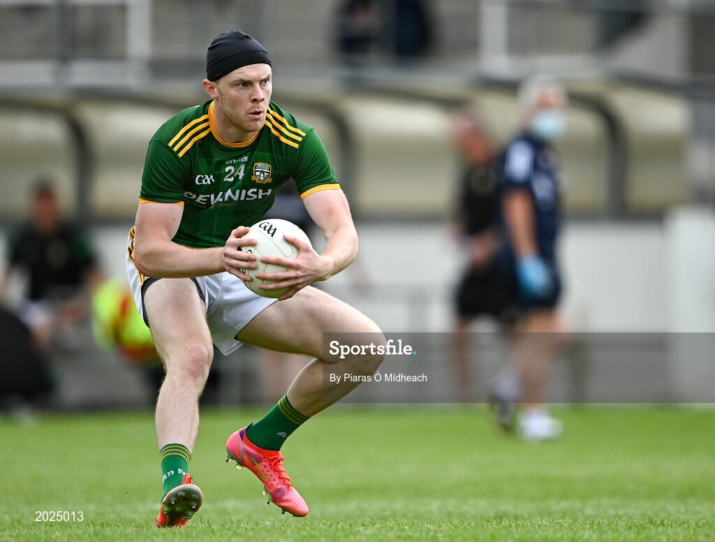 13 June 2021; Brian Conlon of Meath during the Allianz Football League Division 2 semi-final match between Kildare and Meath at St Conleth's Park in Newbridge, Kildare. Photo by Piaras Ó Mídheach/Sportsfile