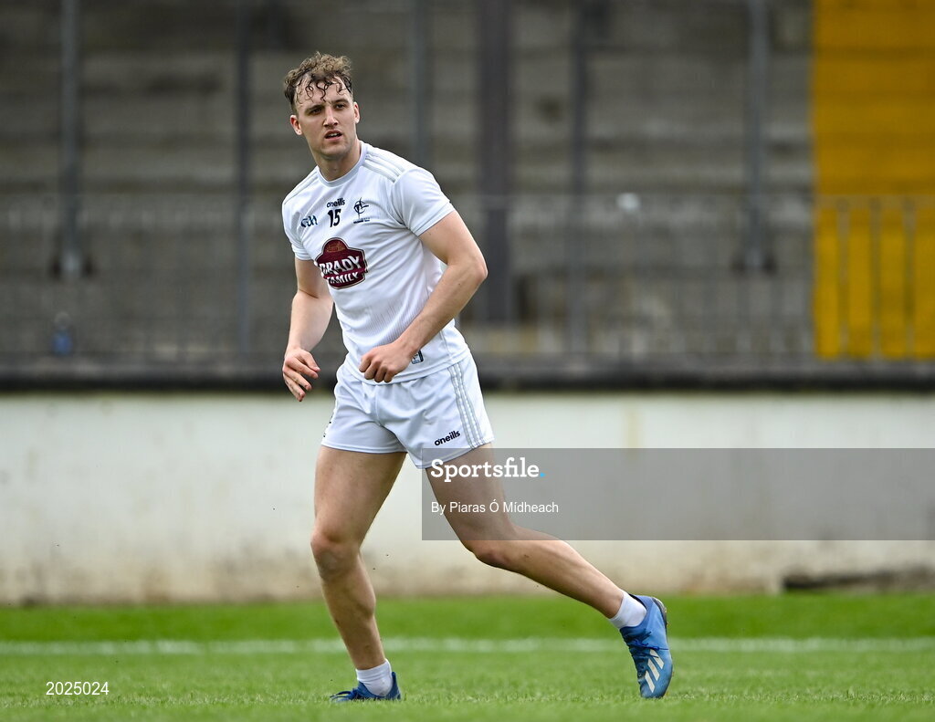 13 June 2021; Darragh Kirwan of Kildare during the Allianz Football League Division 2 semi-final match between Kildare and Meath at St Conleth's Park in Newbridge, Kildare. Photo by Piaras Ó Mídheach/Sportsfile
