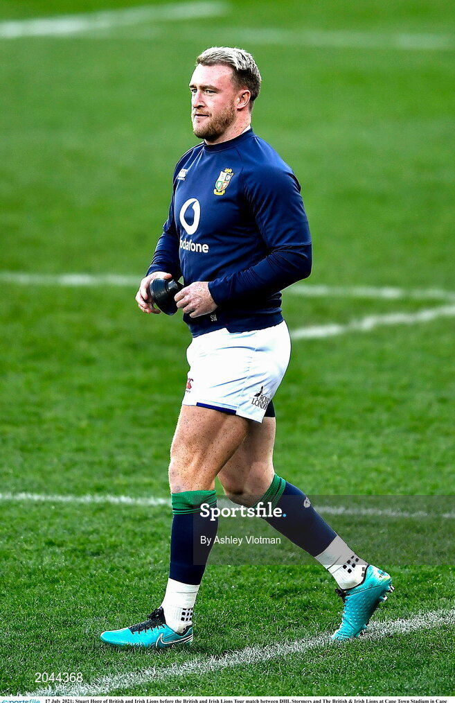 17 July 2021; Stuart Hogg of British and Irish Lions before the British and Irish Lions Tour match between DHL Stormers and The British & Irish Lions at Cape Town Stadium in Cape Town, South Africa. Photo by Ashley Vlotman/Sportsfile