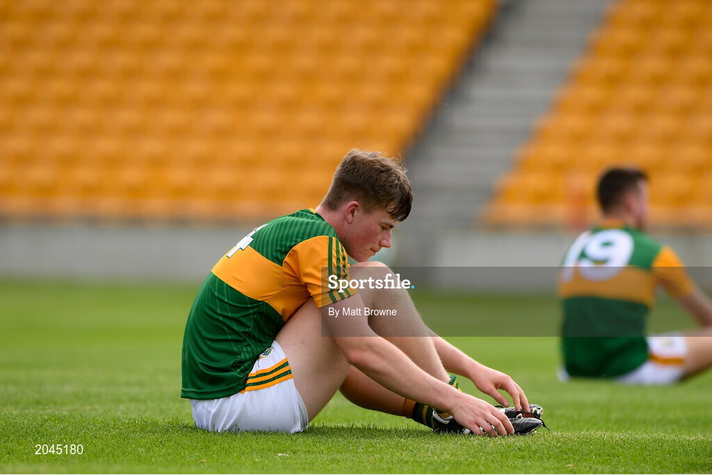18 July 2021; Dara O'Callaghan of Kerry after the 2020 Electric Ireland GAA Football All-Ireland Minor Championship Final match between Derry and Kerry at Bord Na Mona O’Connor Park in Tullamore. Photo by Matt Browne/Sportsfile