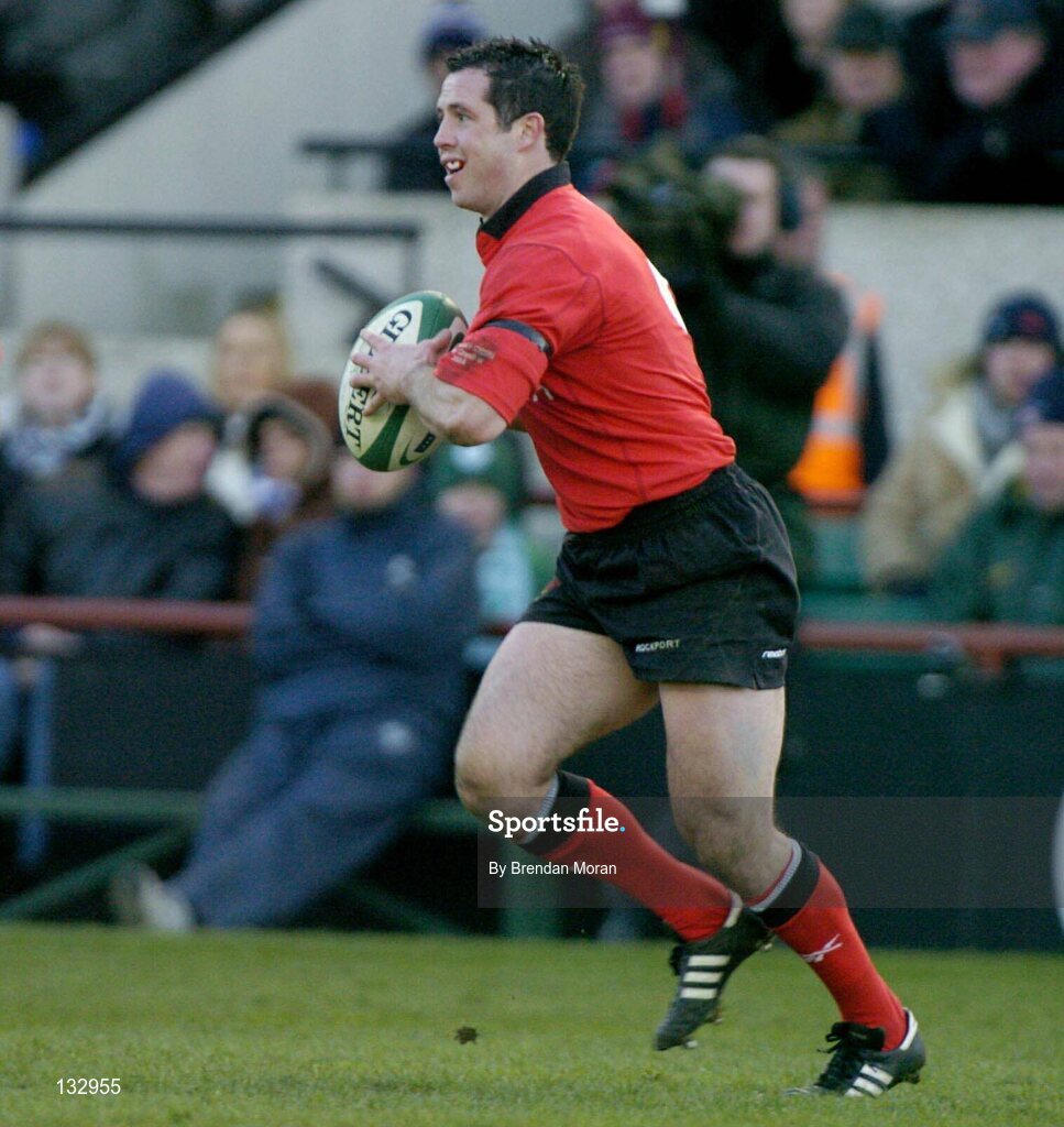 22 February 2004; Gareth Cooper, Wales. RBS 6 Nations Championship 2003-2004, Ireland v Wales, Lansdowne Road, Dublin. Picture credit; Brendan Moran / SPORTSFILE *EDI*