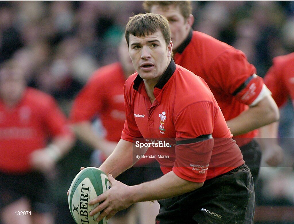 22 February 2004; Iestyn Harris, Wales. RBS 6 Nations Championship 2003-2004, Ireland v Wales, Lansdowne Road, Dublin. Picture credit; Brendan Moran / SPORTSFILE *EDI*
