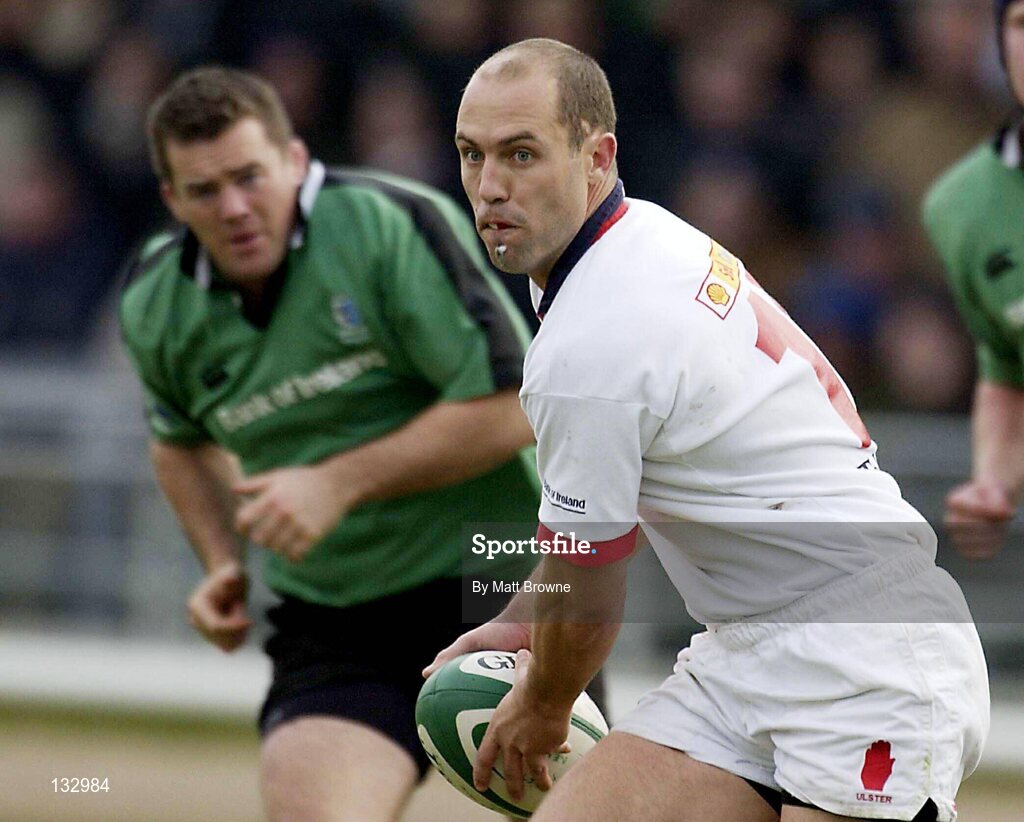 8 November 2003; Adam Larkin, Ulster. Celtic League Tournament, Connacht v Ulster, Sportsground, Galway. Picture credit; Matt Browne / SPORTSFILE *EDI*