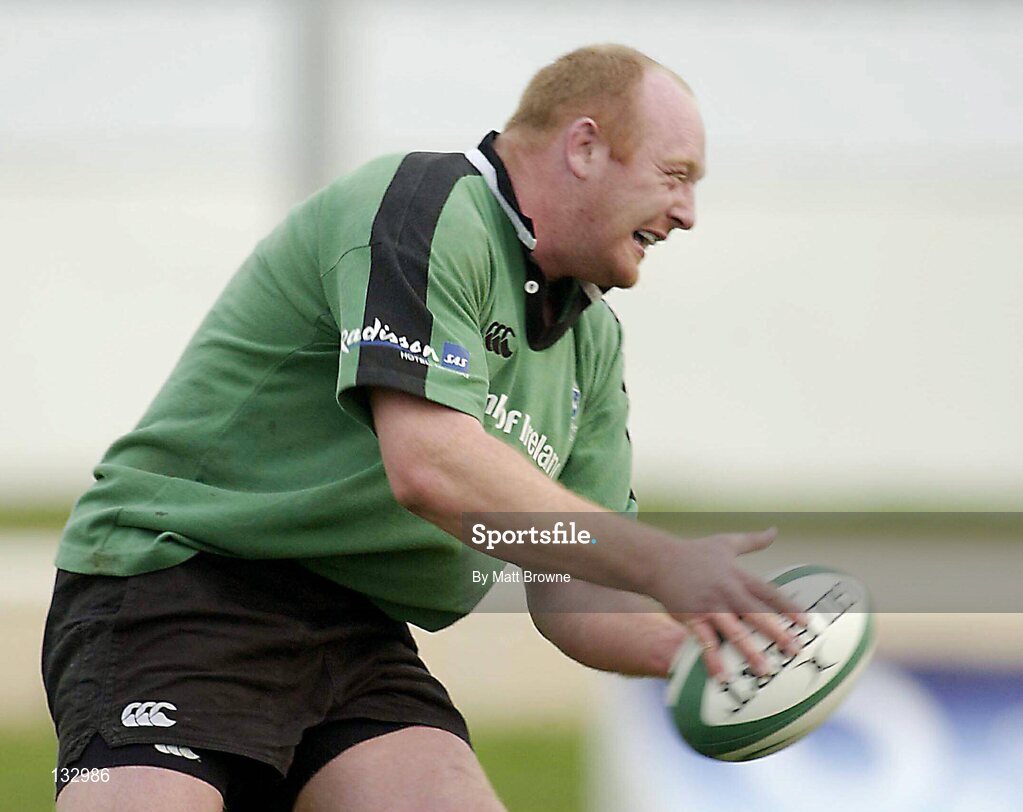 8 November 2003; Bernard Jackman, Connacht. Celtic League Tournament, Connacht v Ulster, Sportsground, Galway. Picture credit; Matt Browne / SPORTSFILE *EDI*
