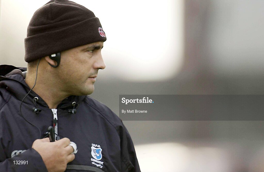 8 November 2003; Michael Bradley, Connacht Coach. Celtic League Tournament, Connacht v Ulster, Sportsground, Galway. Picture credit; Matt Browne / SPORTSFILE *EDI*