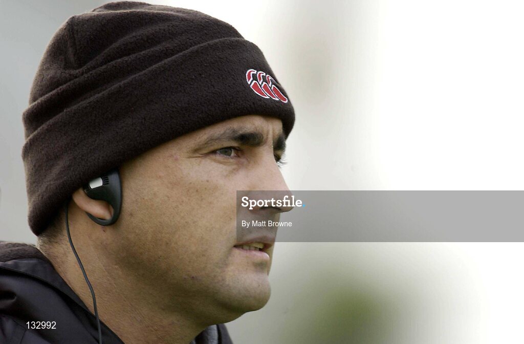 8 November 2003; Michael Bradley, Connacht Coach. Celtic League Tournament, Connacht v Ulster, Sportsground, Galway. Picture credit; Matt Browne / SPORTSFILE *EDI*