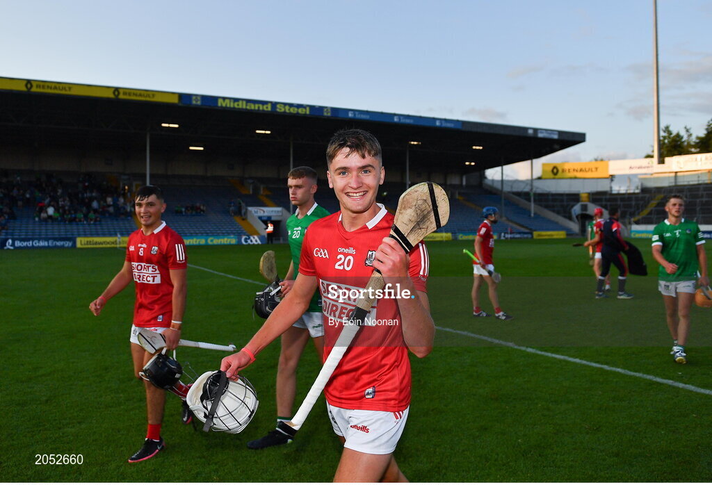 27 July 2021; David Cremin of Cork after the Electric Ireland Munster GAA Minor Hurling Championship Semi-Final match between Limerick and Cork at Semple Stadium in Thurles, Tipperary. Photo by Eóin Noonan/Sportsfile