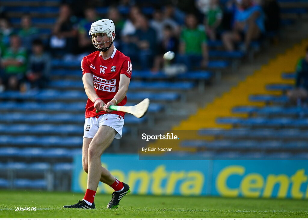 27 July 2021; Jack Leahy of Cork during the Electric Ireland Munster GAA Minor Hurling Championship Semi-Final match between Limerick and Cork at Semple Stadium in Thurles, Tipperary. Photo by Eóin Noonan/Sportsfile