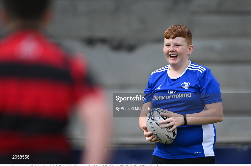 4 August 2021; Charlie Smyth during the Bank of Ireland Leinster Rugby Summer Camp Tullamore RFC in Tullamore, Offaly. Photo by Piaras Ó Mídheach/Sportsfile