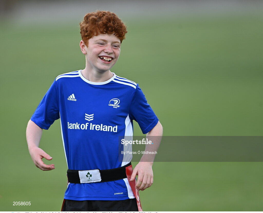 4 August 2021; Senan Farrell during the Bank of Ireland Leinster Rugby Summer Camp Tullamore RFC in Tullamore, Offaly. Photo by Piaras Ó Mídheach/Sportsfile