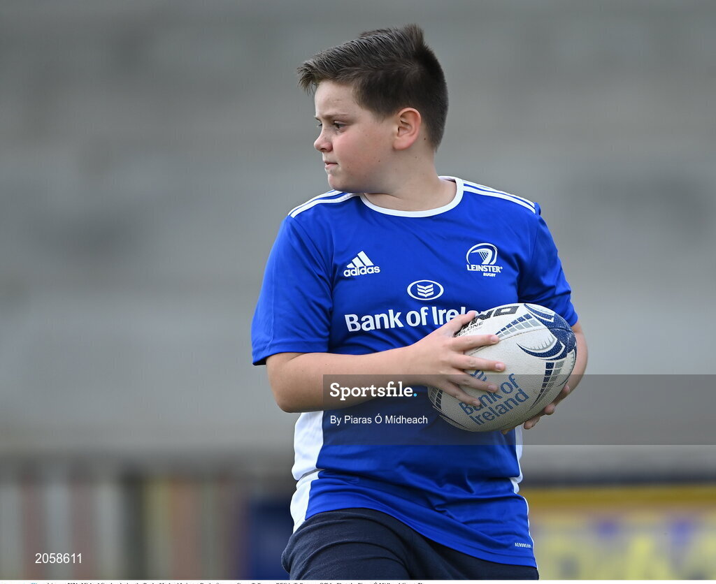 4 August 2021; Michael Cawley during the Bank of Ireland Leinster Rugby Summer Camp Tullamore RFC in Tullamore, Offaly. Photo by Piaras Ó Mídheach/Sportsfile
