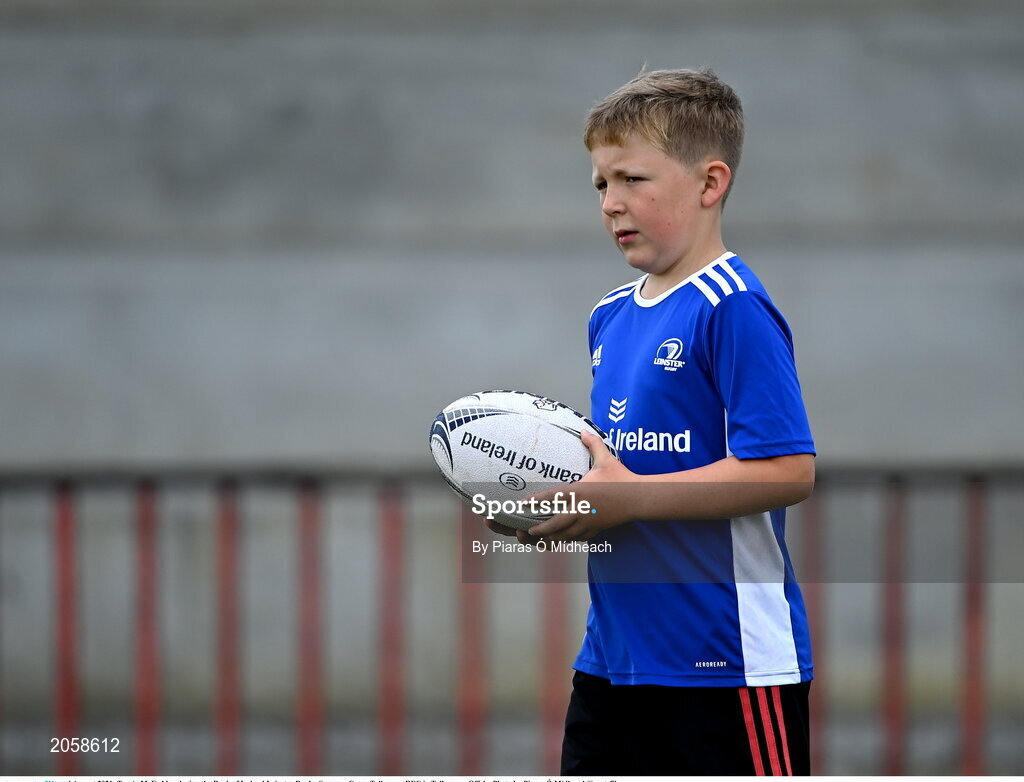 4 August 2021; Tomás McFadden during the Bank of Ireland Leinster Rugby Summer Camp Tullamore RFC in Tullamore, Offaly. Photo by Piaras Ó Mídheach/Sportsfile