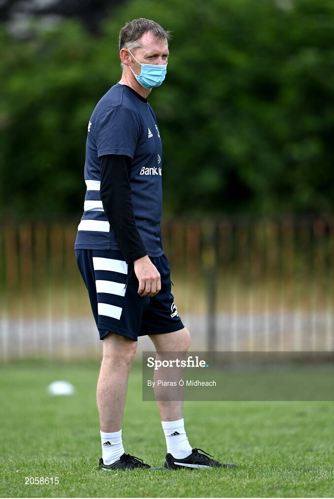 4 August 2021; Coach Paudge Malone during the Bank of Ireland Leinster Rugby Summer Camp Tullamore RFC in Tullamore, Offaly. Photo by Piaras Ó Mídheach/Sportsfile